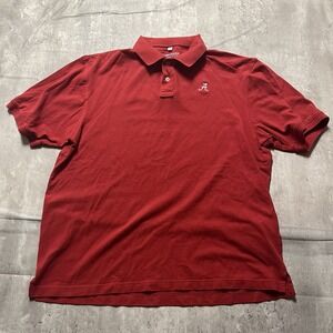 Alabama Crimson Tide Men's L Embroidered Logo Polo Shirt Tuskwear Collection